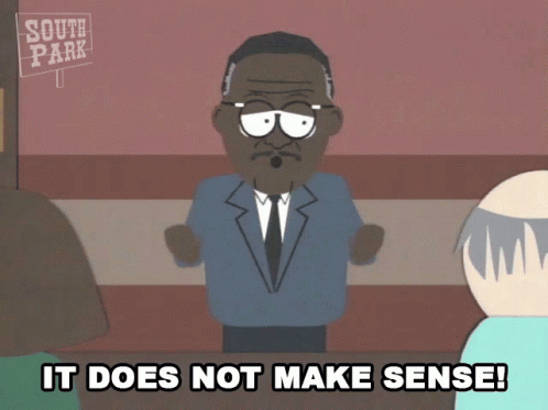A Cartoon Of A Man With A Sign That Says South Park GIF
