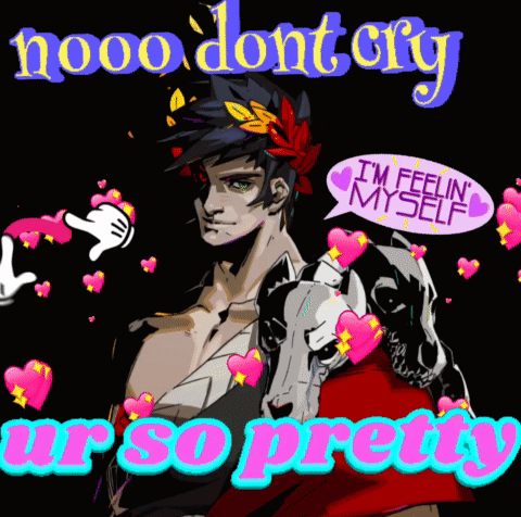 A Cartoon Of A Man With A Speech Bubble That Says I 'M Feelin ' Myself GIF