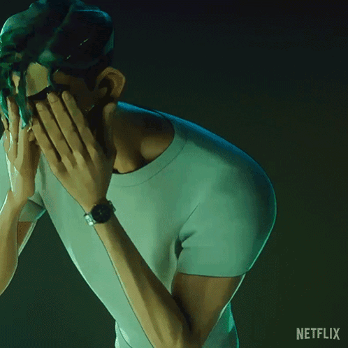 A Cartoon Of A Man With Netflix Written On The Bottom Right GIF