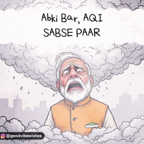 A Cartoon Of A Man With Smoke Coming Out Of His Head GIF