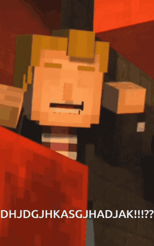 A Cartoon Of A Man With The Words Dhjdgjhkasgjhadjak GIF