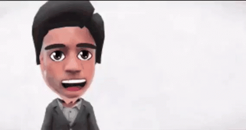 A Cartoon Of A Man With The Words You 'Re Sizzling Hot Written Above Him GIF