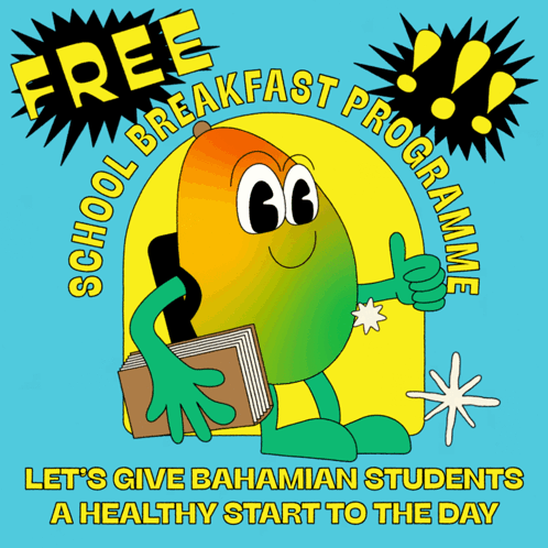 A Cartoon Of A Mango Holding A Book And Giving A Thumbs Up GIF
