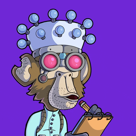 A Cartoon Of A Monkey With A Crown On His Head GIF