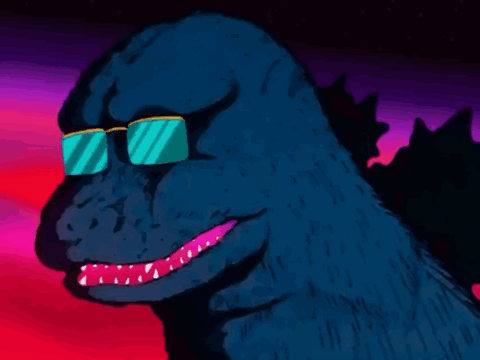 A Cartoon Of A Monster Wearing Sunglasses Says That Wasn 'T Very Cash Money Of You . GIF