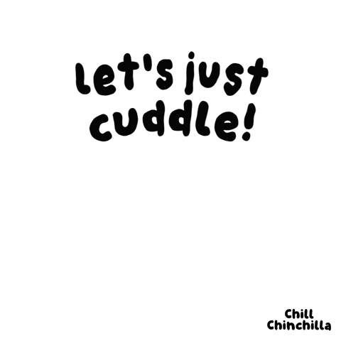 A Cartoon Of A Mouse With The Words Let 'S Just Cuddle GIF