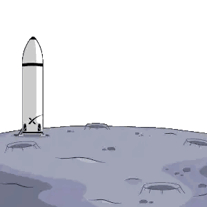 a cartoon of a penguin holding a flag that says spacex