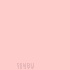 A Cartoon Of A Penguin Standing In Front Of A Red Flag With A Green Star On It GIF