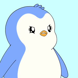 A Cartoon Of A Penguin With A Blue Head And Red Wings GIF