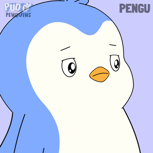 a cartoon of a penguin with the name pengu
