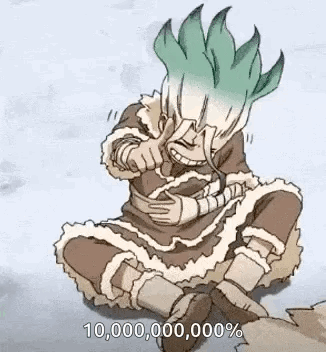 A Cartoon Of A Person Sitting On The Ground With Their Hands On Their Face . GIF