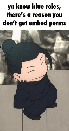 A Cartoon Of A Person With The Words Ya Know Blue Roles GIF