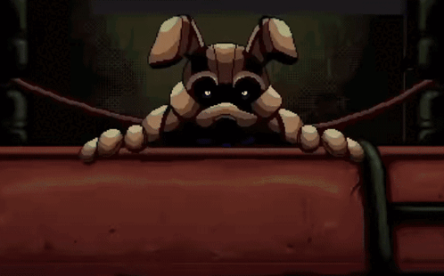 A Cartoon Of A Rabbit With A Huge Mouth And Teeth GIF