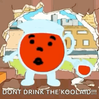 A Cartoon Of A Red Circle With A Pitcher And A Cup Of Soda . GIF