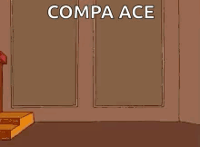A Cartoon Of A Red Ketchup Bottle With The Words `` Compa Ace Ohh Yeahh '' Written On It . GIF