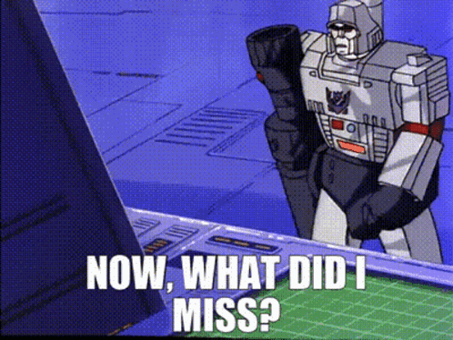 Robot Saying Now What Did I Miss GIF