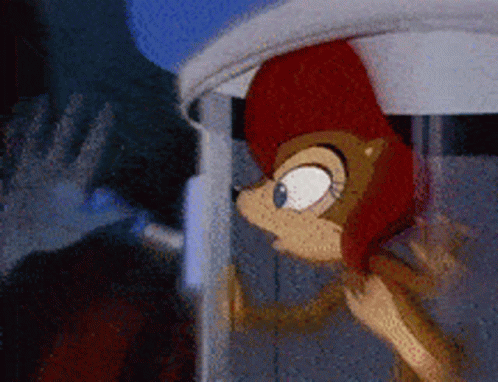 Cartoon Squirrel Standing In Room GIF