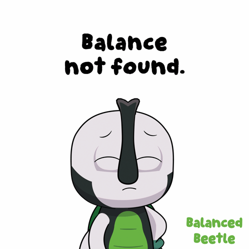 A Cartoon Of A Turtle With The Words Balance Not Found Above It GIF