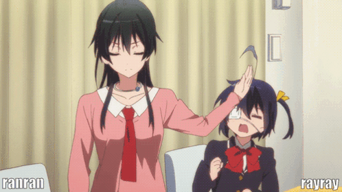A Cartoon Of A Woman Putting A Bandage On Another Girl 'S Eye With The Words Rayray On The Bottom GIF