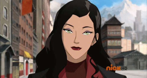 A Cartoon Of A Woman With A Nick Hd Logo In The Background GIF
