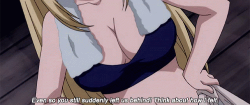 A Cartoon Of A Woman With The Words Even So You Still Suddenly Left Us Behind GIF