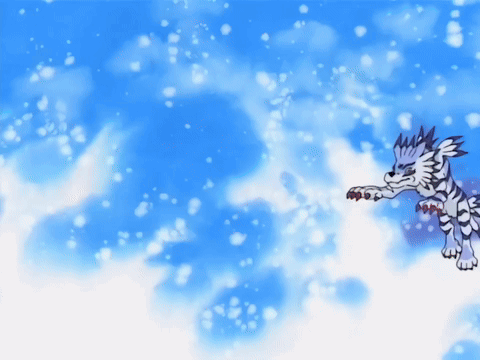 A Cartoon Of A Zebra Flying Through A Blue Sky GIF