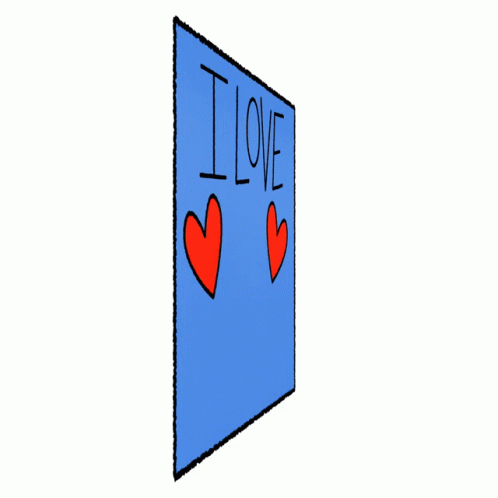 A Cartoon Of An Elderly Man Using A Walker With Hearts Around Him GIF