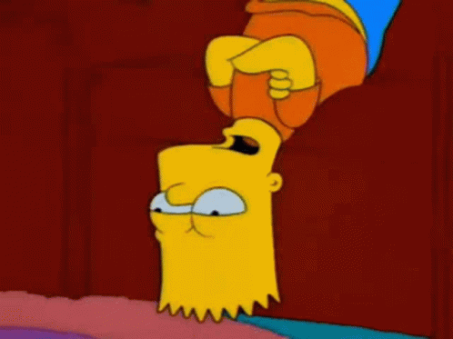 Bart And Lisa Simpson In Living Room GIF