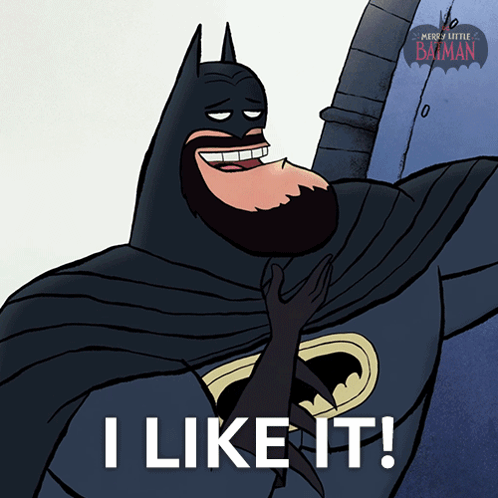 A Cartoon Of Batman With The Words I Like It On The Bottom GIF