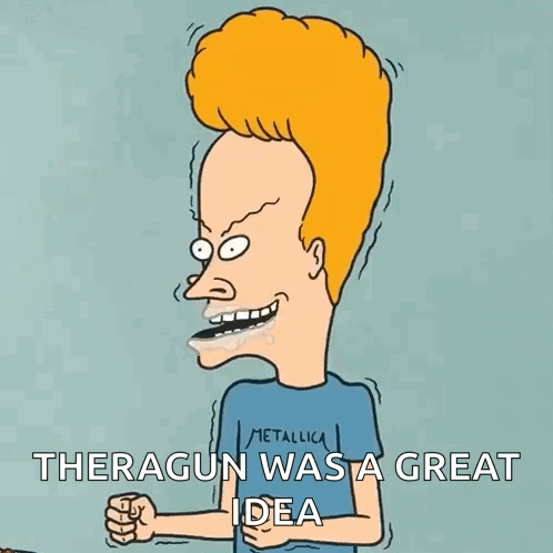 A Cartoon Of Beavis From Beavis And Butthead With Metallica On His Shirt GIF