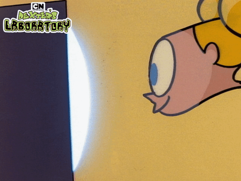 a cartoon of dexter 's laboratory is shown