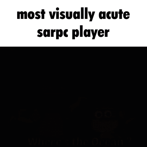 A Cartoon Of Dora And A Monkey Saying Most Visually Acute Sarpc Player Where 'S The Ocean ? GIF