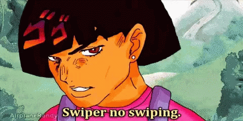 A Cartoon Of Dora The Explorer With The Words Swiper No Swiping GIF