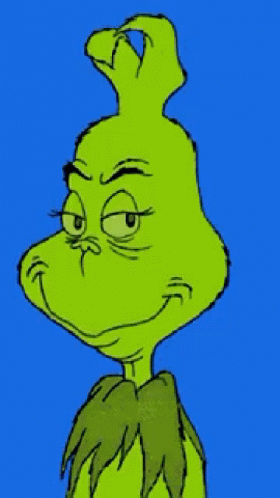 A Cartoon Of Grinch With The Words Boom Written On It GIF