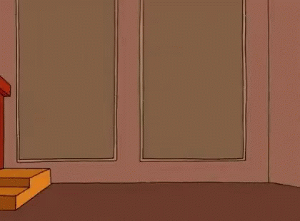 A Cartoon Of Ketchup Man Breaking Through A Wall With The Words Ohh Yeahhh GIF