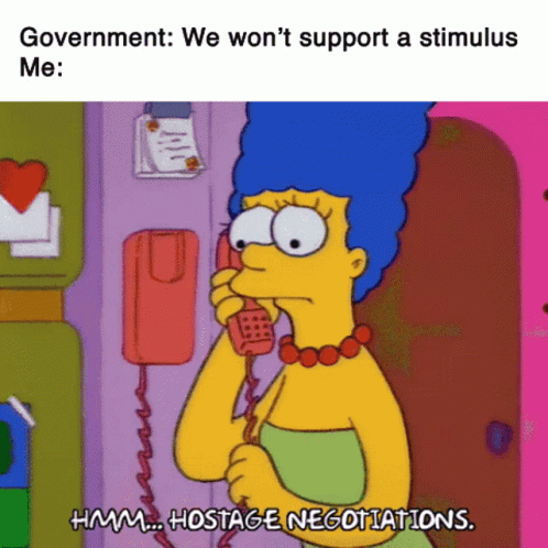 A Cartoon Of Marge Simpson Talking On The Phone GIF