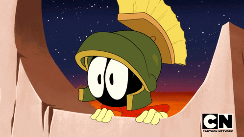 A Cartoon Of Marvin The Martian From Cn GIF