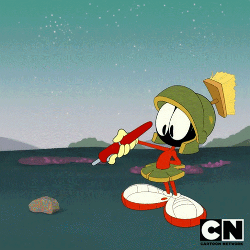 A Cartoon Of Marvin The Martian From Cn GIF