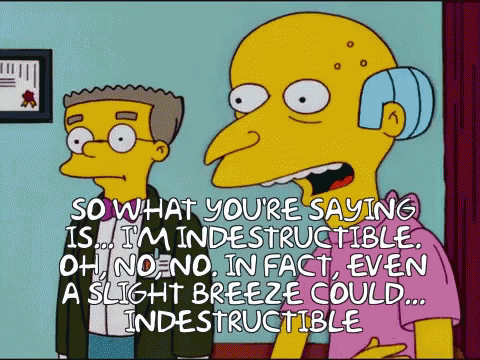 A Cartoon Of Mrs. Simpson Talking To A Man GIF
