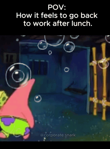 A Cartoon Of Patrick Star With Bubbles Coming Out Of His Mouth GIF