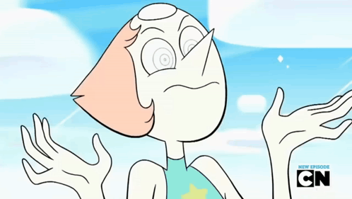 A Cartoon Of Pearl From Steven Universe Is Shown In A New Episode GIF
