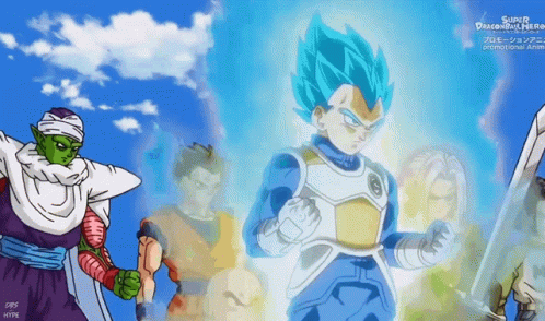A Cartoon Of Piccolo And Vegeta From Dragon Ball GIF