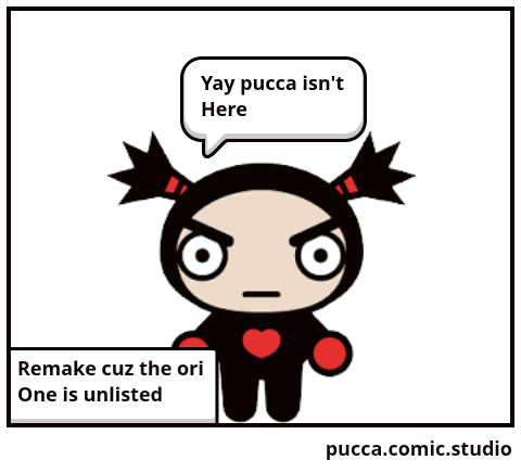 A Cartoon Of Pucca And Garu With A Speech Bubble Saying Can Someone Help Me GIF