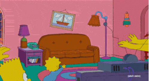 a cartoon of rick and morty flying in a space ship