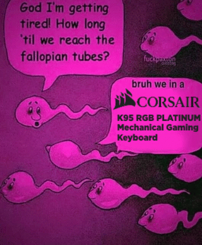 A Cartoon Of Sperm With Speech Bubbles That Say God I 'M Getting Tired GIF
