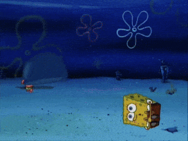 A Cartoon Of Spongebob In The Ocean With Spongebob Squarepants GIF