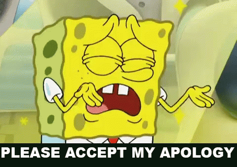 SpongeBob Saying Please Accept My Apology GIF