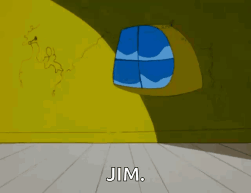 A Cartoon Of The Grinch With The Words Jim Written Below Him GIF