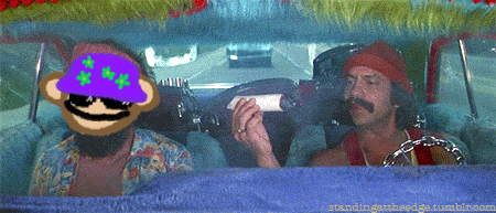 A Cartoon Of Two Men In A Car With Standingtribepige.tumblr.com Written On The Bottom GIF