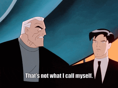 A Cartoon Of Two Men With The Caption That 'S Not What I Call Myself .. GIF